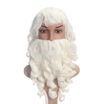 New Arrival Christmas Santa Claus Beard And Wig Set Costume Santa Beard And Wig For Christmas Cosplay Xmas Supplies A35 
New Arrival Christmas Santa Claus Beard And Wig Set Costume Santa Beard And Wig For Christmas Cosplay Xmas Supplies A35