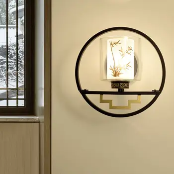 LED modern simple creative atmosphere dining room study fashionable sweet simple bedroom porch tieyi new Chinese wall lamp
LED modern simple creative atmosphere dining room study fashionable sweet simple bedroom porch tieyi new Chinese wall lamp