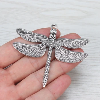 6 x Big Large Dragonfly Charms Animal Pendants for Necklace Jewelry Making Findings 71x63mm
6 x Big Large Dragonfly Charms Animal Pendants for Necklace Jewelry Making Findings 71x63mm