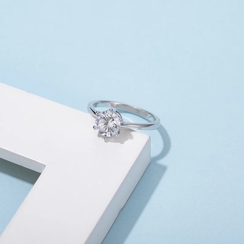 1Ct Rings for Women 925 Sterling Silver Ring D color VVS1 Engagement Bride Gift Ha07335f5d2ba47f99ac31bf30c478612c - 1Ct Rings for Women 925 Sterling Silver Ring D color VVS1 Engagement Bride Gift