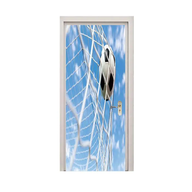 Door Sticker 1pc Self Adhesive Removable PVC Creative Football Pattern Waterproof Door Decals Mural For Home Decoration
Door Sticker 1pc Self Adhesive Removable PVC Creative Football Pattern Waterproof Door Decals Mural For Home Decoration