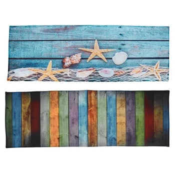 2 Pcs Retro Wood Flooring Fishing Net Conch Shells Starfish Nautical Non-Slip Decorative Bath Mats Rugs for Bathroom Shower Acce
2 Pcs Retro Wood Flooring Fishing Net Conch Shells Starfish Nautical Non-Slip Decorative Bath Mats Rugs for Bathroom Shower Acce
