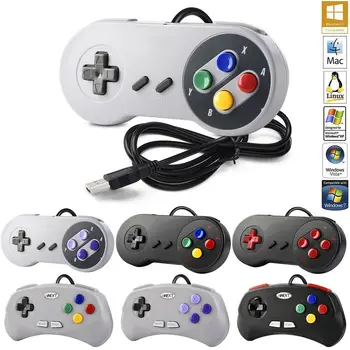 4x 3x SNES USB Classic Gamepad Game Joystick Controller PAD for Retro SNES Controller Gamepad for Windows PC MAC Computer
4x 3x SNES USB Classic Gamepad Game Joystick Controller PAD for Retro SNES Controller Gamepad for Windows PC MAC Computer