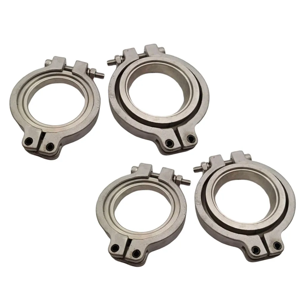 4x Universal For TiAL 44mm Wastegate V-Band Clamp Set Kit with Screws Nuts&Seal 4x Universal For TiAL 44mm Wastegate V-Band Clamp Set Kit with Screws Nuts&Seal