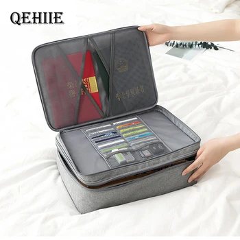 Multi-Function Travel Packaging Organizer Bag Document Storage Bag Multi Layer Large Capacity Archives Bill Passport Sorting Bag
Multi-Function Travel Packaging Organizer Bag Document Storage Bag Multi Layer Large Capacity Archives Bill Passport Sorting Bag