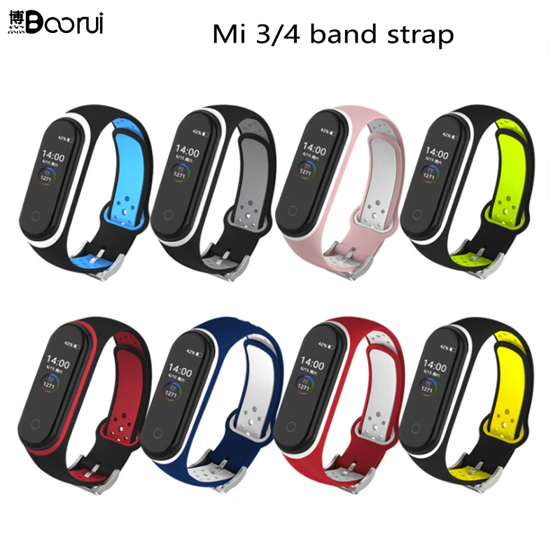 BOORUI mi 3 band strap colorful mi band 4 strap sports buckle mi band 3 strap silicone replacement for Xiaomi Mi Band 3 4 Strap
BOORUI mi 3 band strap colorful mi band 4 strap sports buckle mi band 3 strap silicone replacement for Xiaomi Mi Band 3 4 Strap