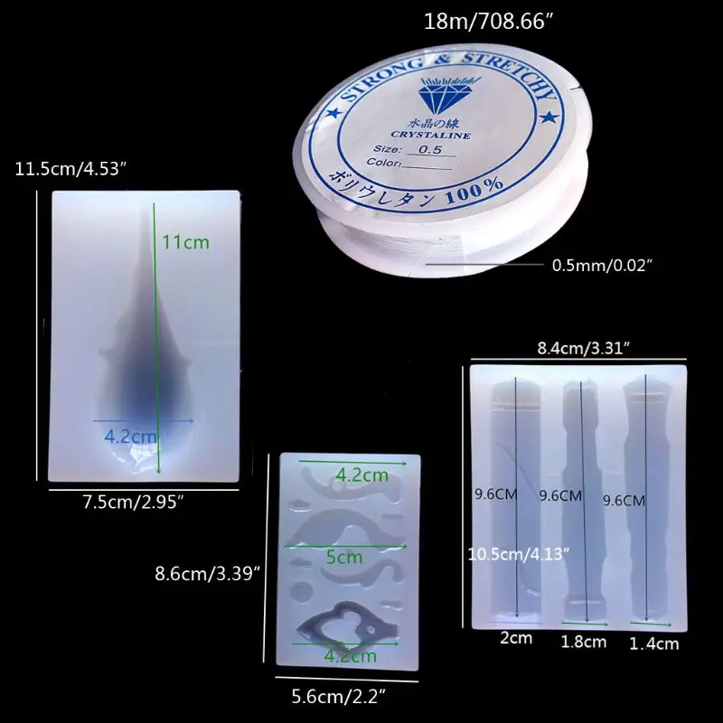 4Pcs Musical Instruments Silicone Molds Kit Traditional Guqin Guzheng Pendant UV Resin Casting Jewelry Making Tools
4Pcs Musical Instruments Silicone Molds Kit Traditional Guqin Guzheng Pendant UV Resin Casting Jewelry Making Tools