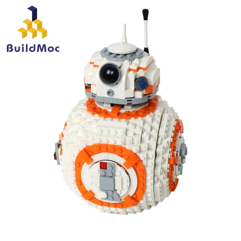 Buildmoc BB8 Star Robot Set Series Mini 75187 Building Blocks Compatible Wars Toys Star Kids Christmas Gift
Buildmoc BB8 Star Robot Set Series Mini 75187 Building Blocks Compatible Wars Toys Star Kids Christmas Gift