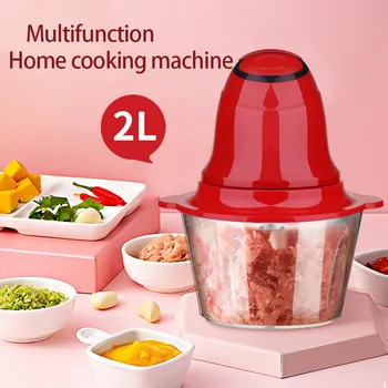 2L Powerful Meat Grinder Spice Garlic Vegetable Chopper Electric Automatic Mincing Machine Household Grinder Food Processor
2L Powerful Meat Grinder Spice Garlic Vegetable Chopper Electric Automatic Mincing Machine Household Grinder Food Processor