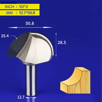 Round Cove Bit Professional Grade Router Bits For CNC Woodworking Milling Cutter Milling Ball Cutter Root Carving Shank Diameter
Round Cove Bit Professional Grade Router Bits For CNC Woodworking Milling Cutter Milling Ball Cutter Root Carving Shank Diameter