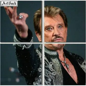 5d square JOHNNY HALLYDAY diamond painting full round drill French singer diamond mosaic sticker decoration 
5d square JOHNNY HALLYDAY diamond painting full round drill French singer diamond mosaic sticker decoration