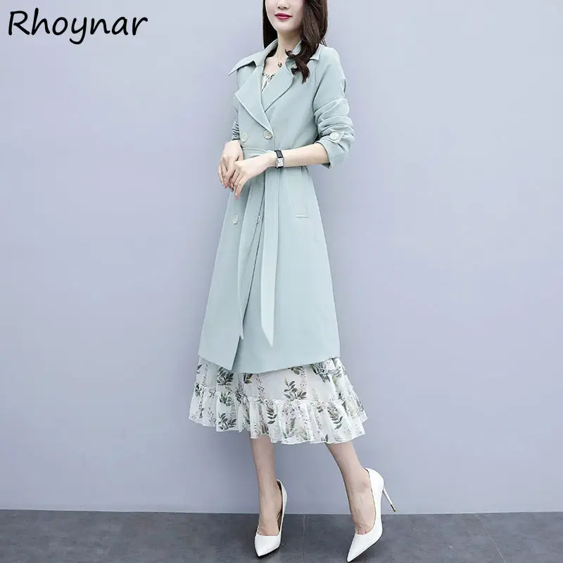 Trench Women Casual Outwear Elegant Female Popular Fashion Double Breasted Korean Style Streetwear All Match Vintage New Arrive
Trench Women Casual Outwear Elegant Female Popular Fashion Double Breasted Korean Style Streetwear All Match Vintage New Arrive