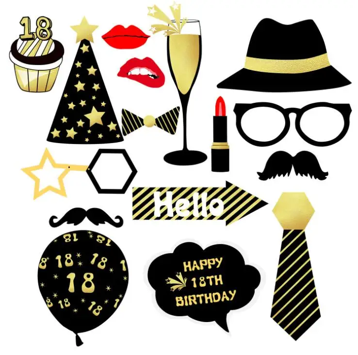 16pcs/lot18th 30th 40th Happy Birthday Photo Booth Props Photobooth Props 30 Years Birthday Party Decorations Adult 30 40 50 60
16pcs/lot18th 30th 40th Happy Birthday Photo Booth Props Photobooth Props 30 Years Birthday Party Decorations Adult 30 40 50 60
