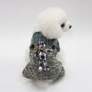 New Style for Autumn and Winter Thickened Teddy Dog Clothes Factory Wholesale Plaid Rabbit Four-Leg Quilted Cotton Cloth
New Style for Autumn and Winter Thickened Teddy Dog Clothes Factory Wholesale Plaid Rabbit Four-Leg Quilted Cotton Cloth