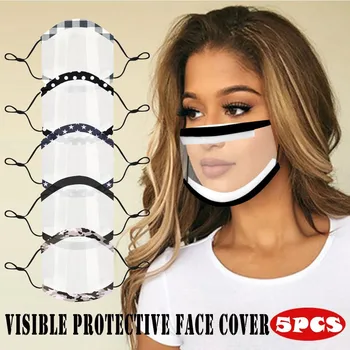 Mascarilla 5pcs Prints Face Mask Fashion Mouth Mask With Sponge Edge Clear Window Visible Expression Face Mouth Caps Washable 
Mascarilla 5pcs Prints Face Mask Fashion Mouth Mask With Sponge Edge Clear Window Visible Expression Face Mouth Caps Washable