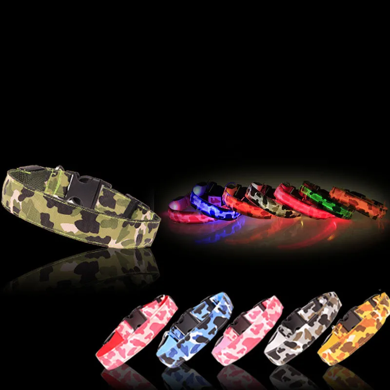 Pet Dog LED Collar Pet camouflage Night Safety Flashing Glowing Dog Leash,Dogs Luminous Fluorescent Collars Cat Pet Supplies
Pet Dog LED Collar Pet camouflage Night Safety Flashing Glowing Dog Leash,Dogs Luminous Fluorescent Collars Cat Pet Supplies