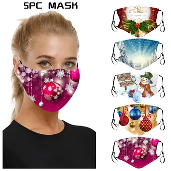 5PCs Chic Christmas Mixed Printed Masks Unisex Washable Reusable Face Mask Dustproof Windproof Mouth Mask Adjustable Mascarillas
5PCs Chic Christmas Mixed Printed Masks Unisex Washable Reusable Face Mask Dustproof Windproof Mouth Mask Adjustable Mascarillas