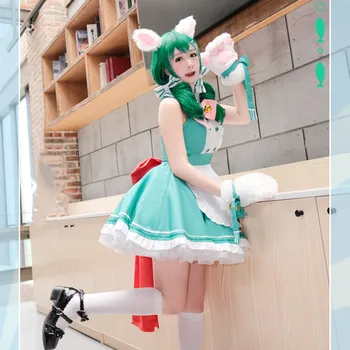 Anime Cosplay My Hero Academia Coffee Shop Little Hero Izuku Midoriya Deku Cafe Maid Female Cosplay Costume Cat Woman Dress
Anime Cosplay My Hero Academia Coffee Shop Little Hero Izuku Midoriya Deku Cafe Maid Female Cosplay Costume Cat Woman Dress