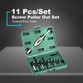 11Pcs/Set Broken Screw Extractor Screw Puller Out Set Coarse Fine Teeth Remover Steel Tools Drill Durable Woodworking
11Pcs/Set Broken Screw Extractor Screw Puller Out Set Coarse Fine Teeth Remover Steel Tools Drill Durable Woodworking