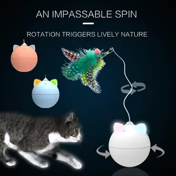 Wicked Pet Cat Dog Toy Ball Robot Interactive 7 Color LED Light Cat Ears Rolling Flash Ball Automatic Funny Cat Rod Badminton
Wicked Pet Cat Dog Toy Ball Robot Interactive 7 Color LED Light Cat Ears Rolling Flash Ball Automatic Funny Cat Rod Badminton
