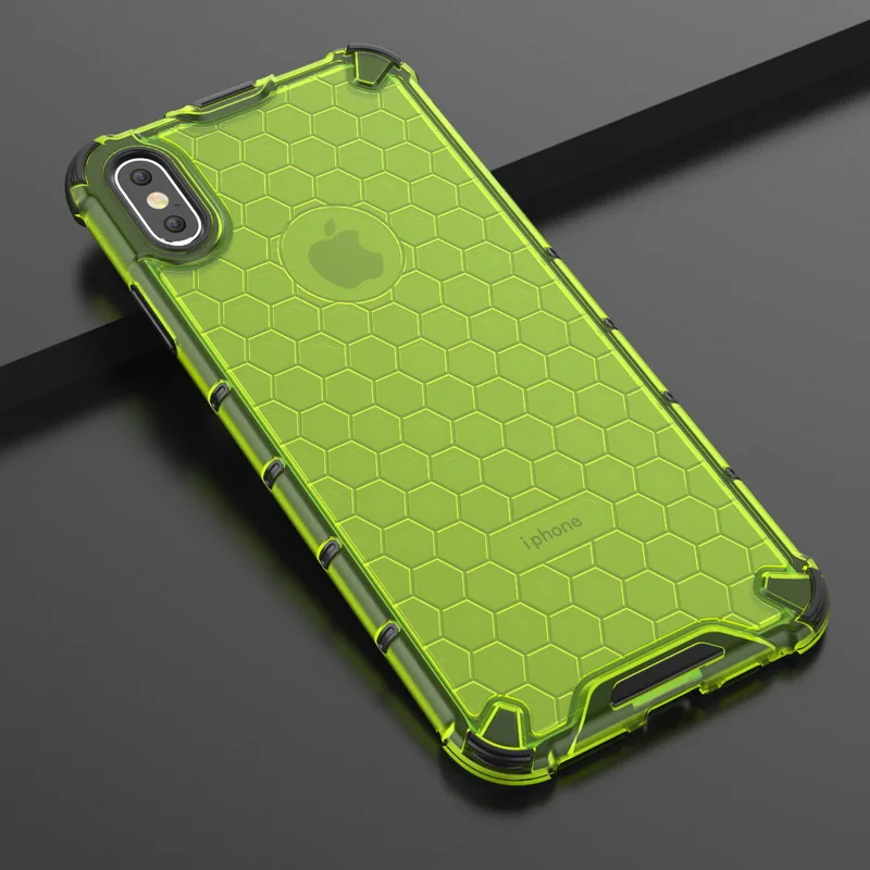 Hybrid TPU+PC Shockproof Armor Case Cover For iPhone X XR Xs Max 10 7 7plus 8 8plus 6 6s s Plus Clear Honeycomb Phone Cover Case
Hybrid TPU+PC Shockproof Armor Case Cover For iPhone X XR Xs Max 10 7 7plus 8 8plus 6 6s s Plus Clear Honeycomb Phone Cover Case