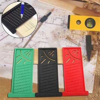 Plastic Precision Woodworking Scribe Mark Line Gauge T-Type Cross-Out Ruler Carpenter Measurement Measuring Tool Angle Ruler
Plastic Precision Woodworking Scribe Mark Line Gauge T-Type Cross-Out Ruler Carpenter Measurement Measuring Tool Angle Ruler