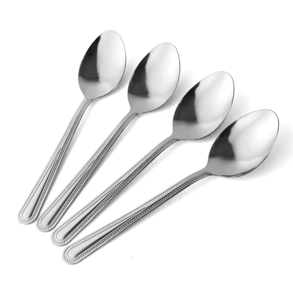 2pcs stainless steel spoon coffee stirring spoon