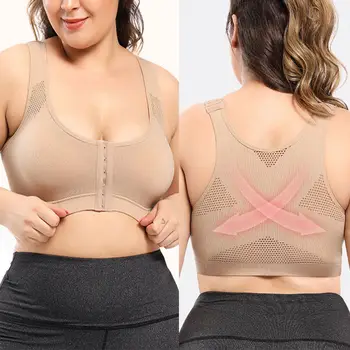 Front Closure Women Bra Posture Corrector Bralette Bras Plus Size Push Up Bra Female Brassiere Underwear Black/Apricot Lingerie
Front Closure Women Bra Posture Corrector Bralette Bras Plus Size Push Up Bra Female Brassiere Underwear Black/Apricot Lingerie