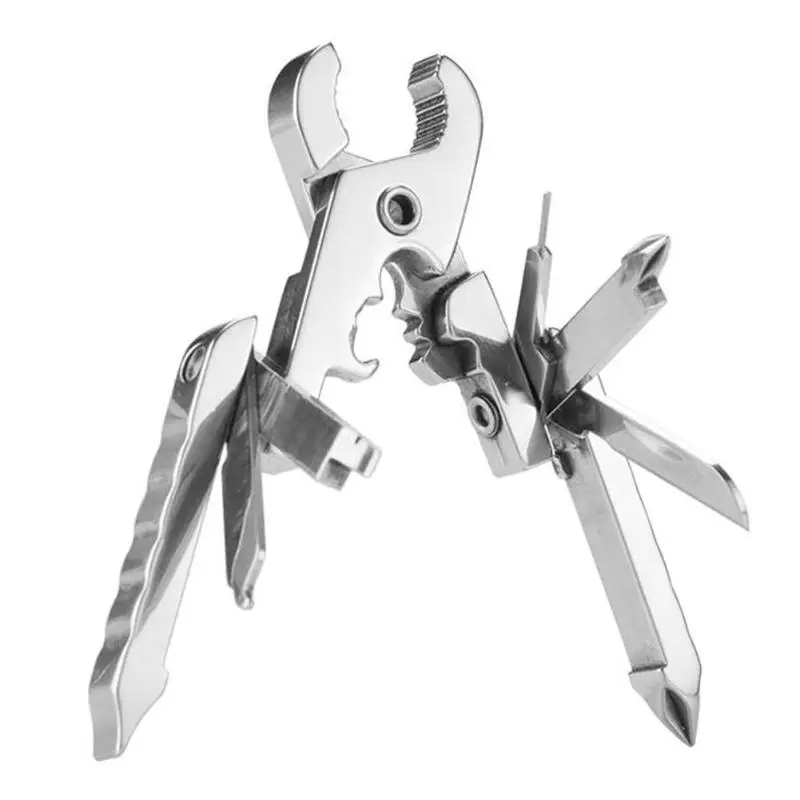 15 in 1 Multi-functional Pliers Screwdriver Bottle Opener Stainless Steel High Hardness Combination Folding EDC Tool
15 in 1 Multi-functional Pliers Screwdriver Bottle Opener Stainless Steel High Hardness Combination Folding EDC Tool