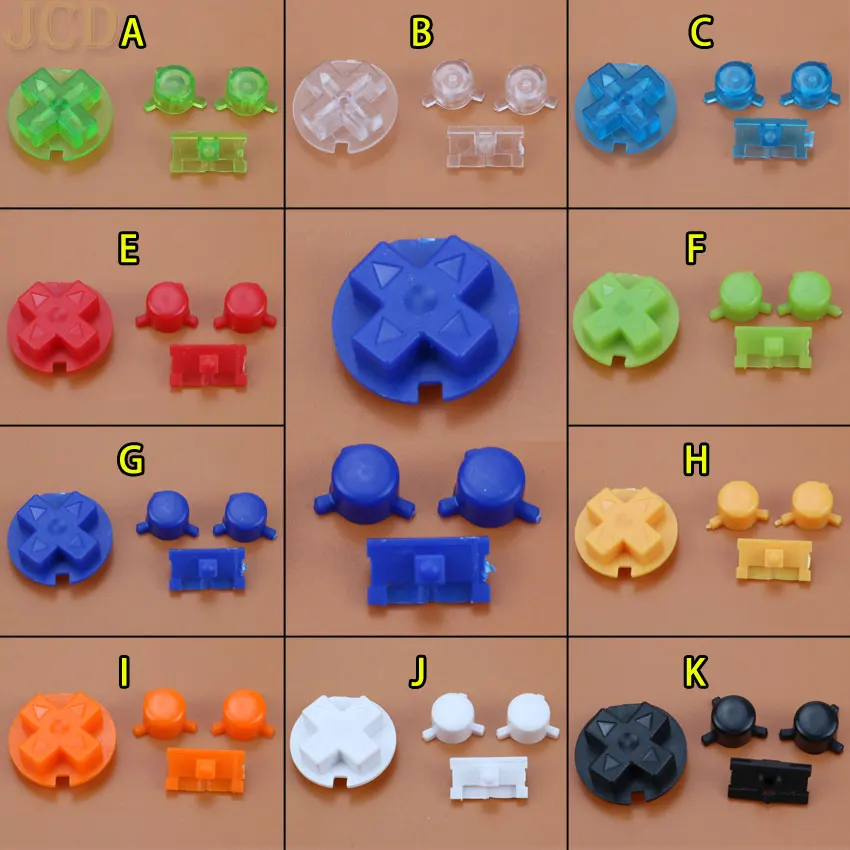 JCD 10set Multi Color Option A B Buttons Keypads for Gameboy Pocket GBP Power On Off Buttons for GBP D Pads Power Buttons
JCD 10set Multi Color Option A B Buttons Keypads for Gameboy Pocket GBP Power On Off Buttons for GBP D Pads Power Buttons