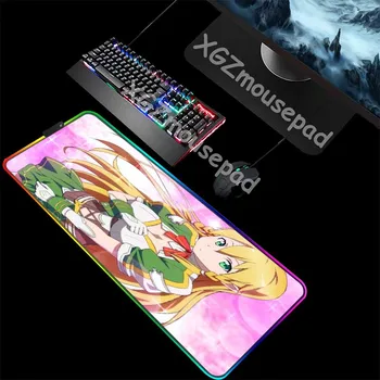 XGZ Custom Large RGB Anime Gaming Mouse Pad Black Lock Edge Home Computer Desk Mat Colorful Rubber Non-slip for Csgo Dota Gamer
XGZ Custom Large RGB Anime Gaming Mouse Pad Black Lock Edge Home Computer Desk Mat Colorful Rubber Non-slip for Csgo Dota Gamer