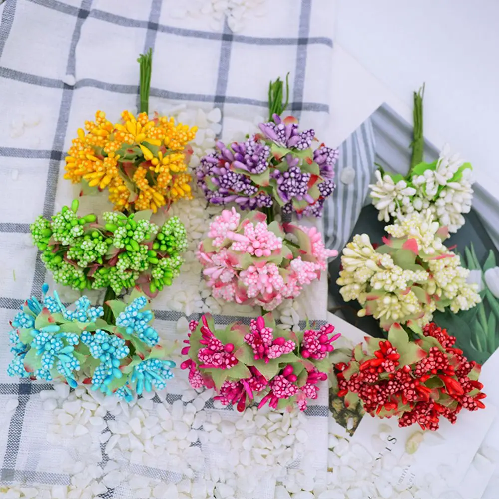 10pcsMini decorative flowers wreaths Artificial Berry Stamen flowers for Wedding scrapbook Decoration DIY wreaths craft Flowers
10pcsMini decorative flowers wreaths Artificial Berry Stamen flowers for Wedding scrapbook Decoration DIY wreaths craft Flowers