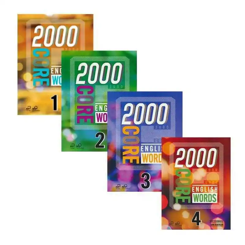 4 Books/Set 2000 Core English Words Primary School Common English Vocabulary Dictionary Book Level 1-4
4 Books/Set 2000 Core English Words Primary School Common English Vocabulary Dictionary Book Level 1-4