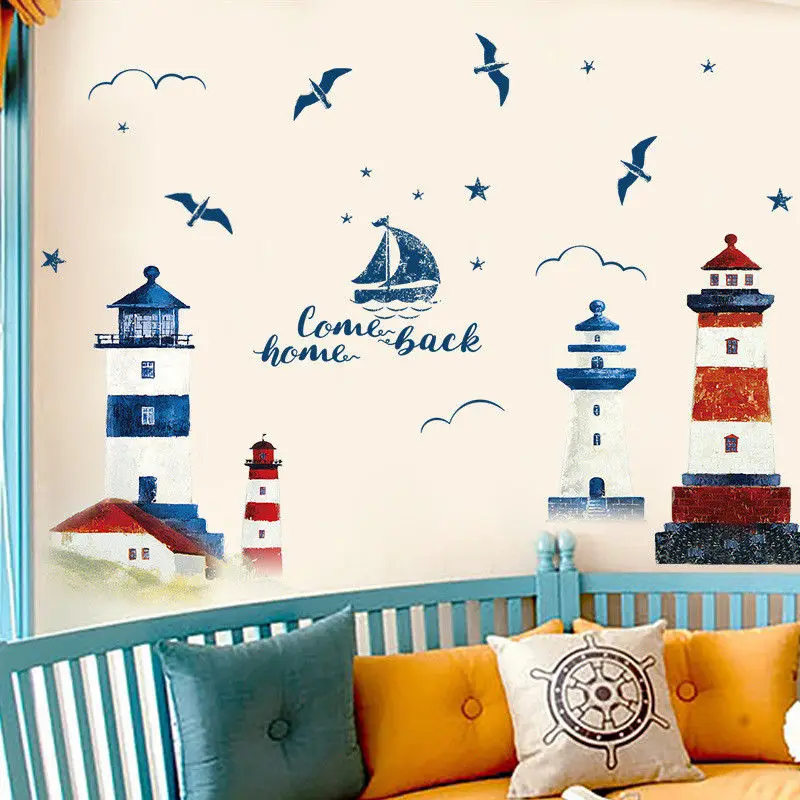 Room Decals Blue Wall Living Sailboat Seagull Photo Sailing Decor Decoration Removable Art Lighthouse
Room Decals Blue Wall Living Sailboat Seagull Photo Sailing Decor Decoration Removable Art Lighthouse