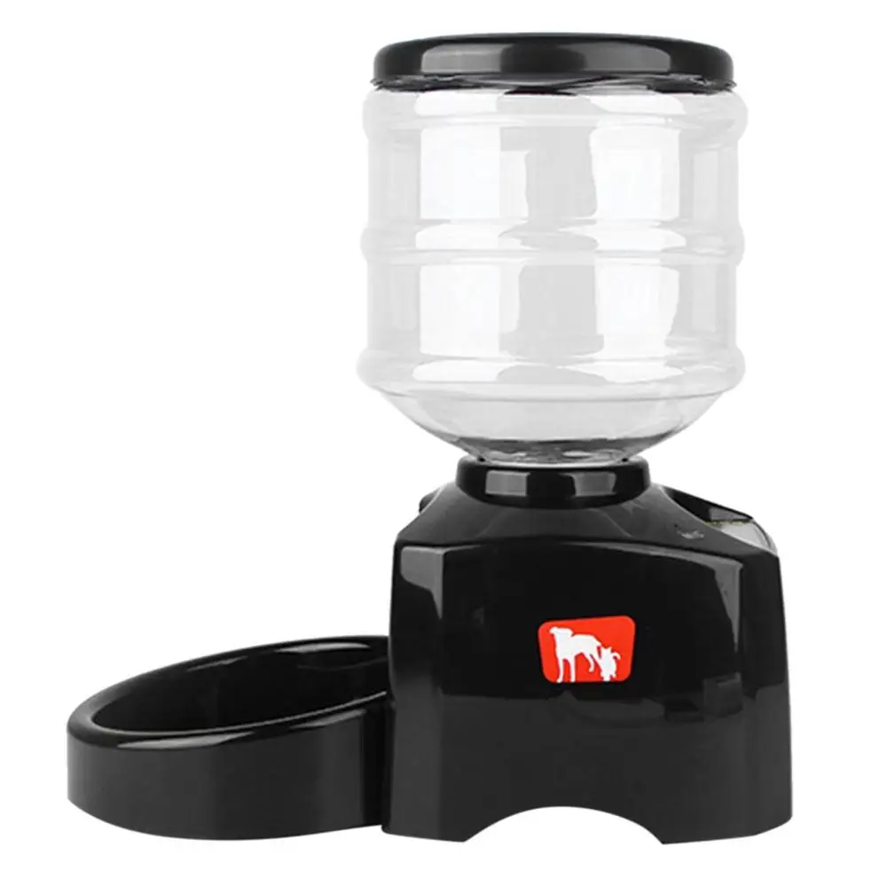 

5.5L Smart Feeder Automatic Food Dispenser Pet feeder with LCD Display Sound Recording Timer Programmable For Dog Cat