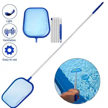 1.5M Leaf Skimmer Mesh Net Shrinkable Professional Cleaner Pool Pond Tub Cleaning Tool Pool Net Adjustable 4 Foot Telescopic
1.5M Leaf Skimmer Mesh Net Shrinkable Professional Cleaner Pool Pond Tub Cleaning Tool Pool Net Adjustable 4 Foot Telescopic