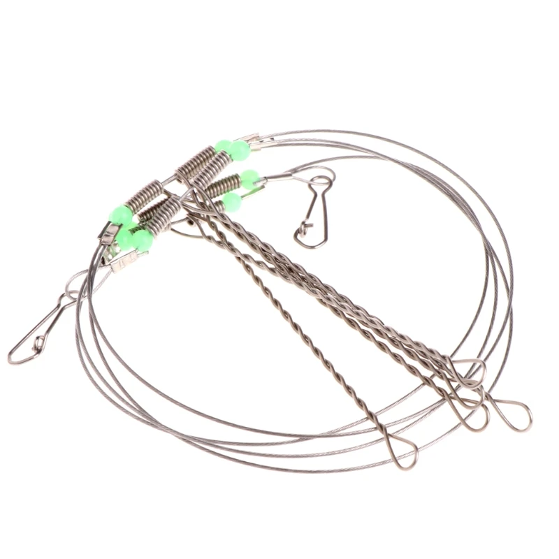 Sea Fishing Swivel String Hook Anti-Winding Steel Rigs Wire Leader Hooks Line 62KF
Sea Fishing Swivel String Hook Anti-Winding Steel Rigs Wire Leader Hooks Line 62KF