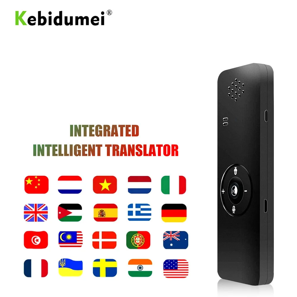 kebidumei Portable T11 Smart Voice Translator Earphone Bluetooth Instant Voice Translator Real-time Business Multi-Languages
kebidumei Portable T11 Smart Voice Translator Earphone Bluetooth Instant Voice Translator Real-time Business Multi-Languages