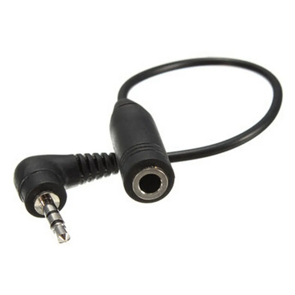 2.5mm Right Angle Male Plug to 3.5mm Female Jack Stereo AUX Audio TRS Socket DC Power Adapter Converter Cable 15.5CM Length
2.5mm Right Angle Male Plug to 3.5mm Female Jack Stereo AUX Audio TRS Socket DC Power Adapter Converter Cable 15.5CM Length