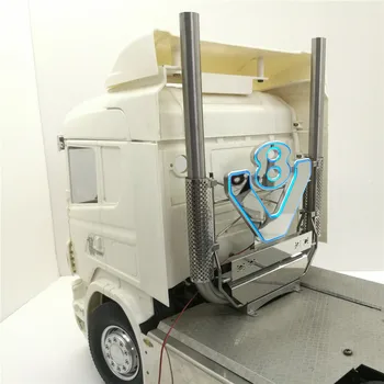 Exhaust Chimney with LED V8 LOGO Lamp set for 1/14 Tamiya Truck Scania R620 R470 RC Tractor Parts Accessories
Exhaust Chimney with LED V8 LOGO Lamp set for 1/14 Tamiya Truck Scania R620 R470 RC Tractor Parts Accessories