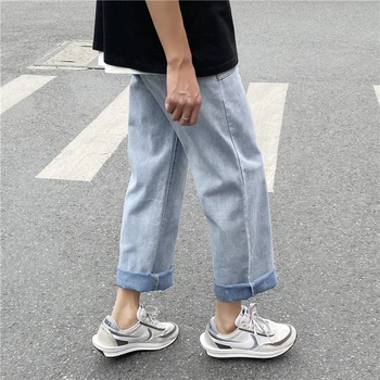 Fashion 2020 Spring Summer Men Jeans Straight Loose Wide Leg Jeans For Men All Match Comfortable Denim Pants Men Clothes 3XL-S
Fashion 2020 Spring Summer Men Jeans Straight Loose Wide Leg Jeans For Men All Match Comfortable Denim Pants Men Clothes 3XL-S