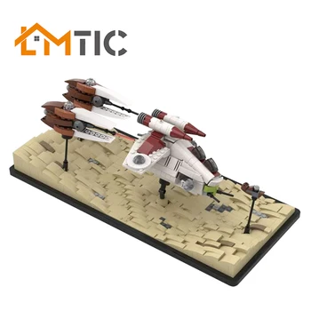 MOC Dooku Escape Speeder Chase,Micro LAAT,Geonosian Fighter Episode Building Blocks Diy 1117pcs Toys Bricks Christmas Gift Kids
MOC Dooku Escape Speeder Chase,Micro LAAT,Geonosian Fighter Episode Building Blocks Diy 1117pcs Toys Bricks Christmas Gift Kids