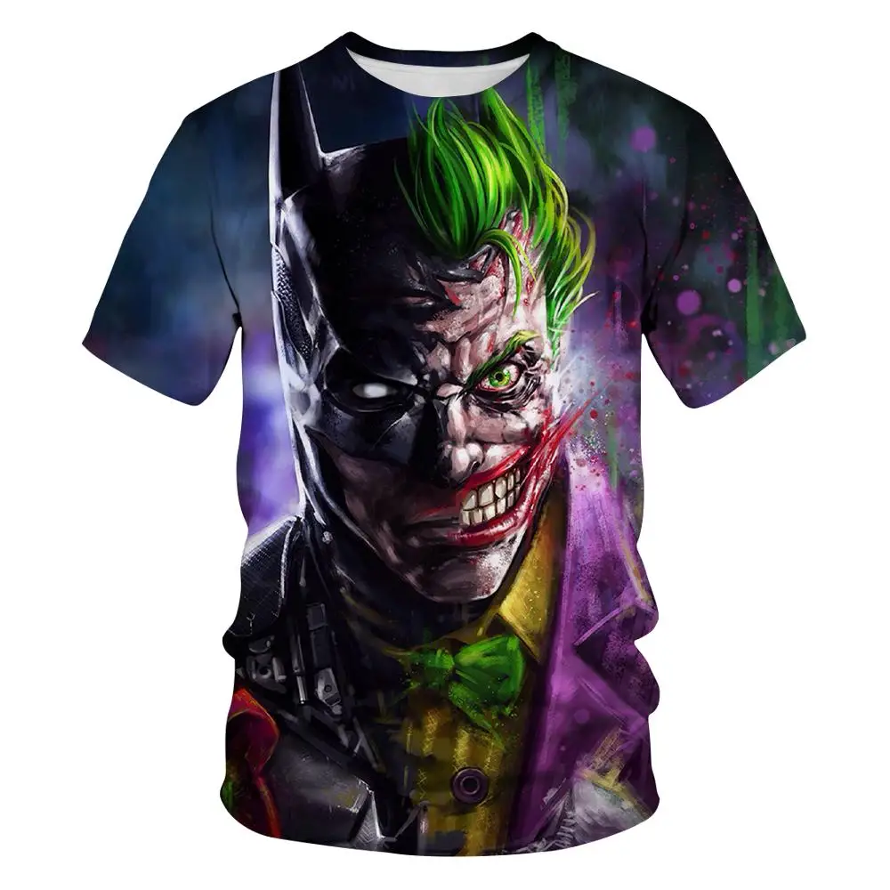 2020 New Wild 3D T-Shirt, Funny Comic Characters, Clown and Poker, Summer Style Clothing T-Shirt Top
2020 New Wild 3D T-Shirt, Funny Comic Characters, Clown and Poker, Summer Style Clothing T-Shirt Top