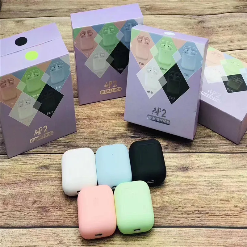 Original AP2 TWS Macaron Wireless Bluetooth Headset Three Power Wireless Charging Touch 5.0 Stereo pk i12 i200 i500 i9000
Original AP2 TWS Macaron Wireless Bluetooth Headset Three Power Wireless Charging Touch 5.0 Stereo pk i12 i200 i500 i9000