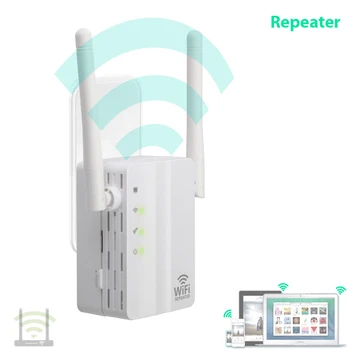 Wireless WiFi Repeater Wifi Extender 300Mbps Wi-Fi Amplifier Long Range Wifi Signal Booster Ultraboost Long Range Wifi Repiter
Wireless WiFi Repeater Wifi Extender 300Mbps Wi-Fi Amplifier Long Range Wifi Signal Booster Ultraboost Long Range Wifi Repiter