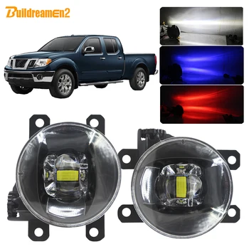 Buildreamen2 Car Fog Light LED Projector Devil Eye DRL H11 12V For Nissan Frontier 2005-2015 (2011-2015 must have metal bumper)