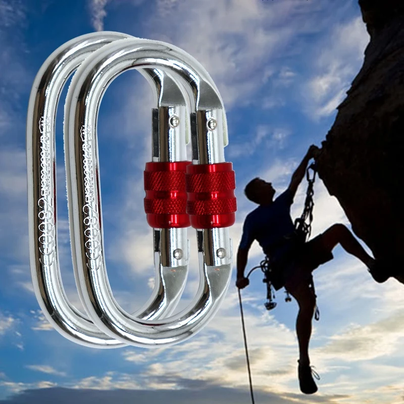 1 Pair Climbing Carabiner for Yoga Hammock 25KN Professional Master Lock Carabiner Rock Outdoor Climbing Buckle Yoga Buckle
1 Pair Climbing Carabiner for Yoga Hammock 25KN Professional Master Lock Carabiner Rock Outdoor Climbing Buckle Yoga Buckle