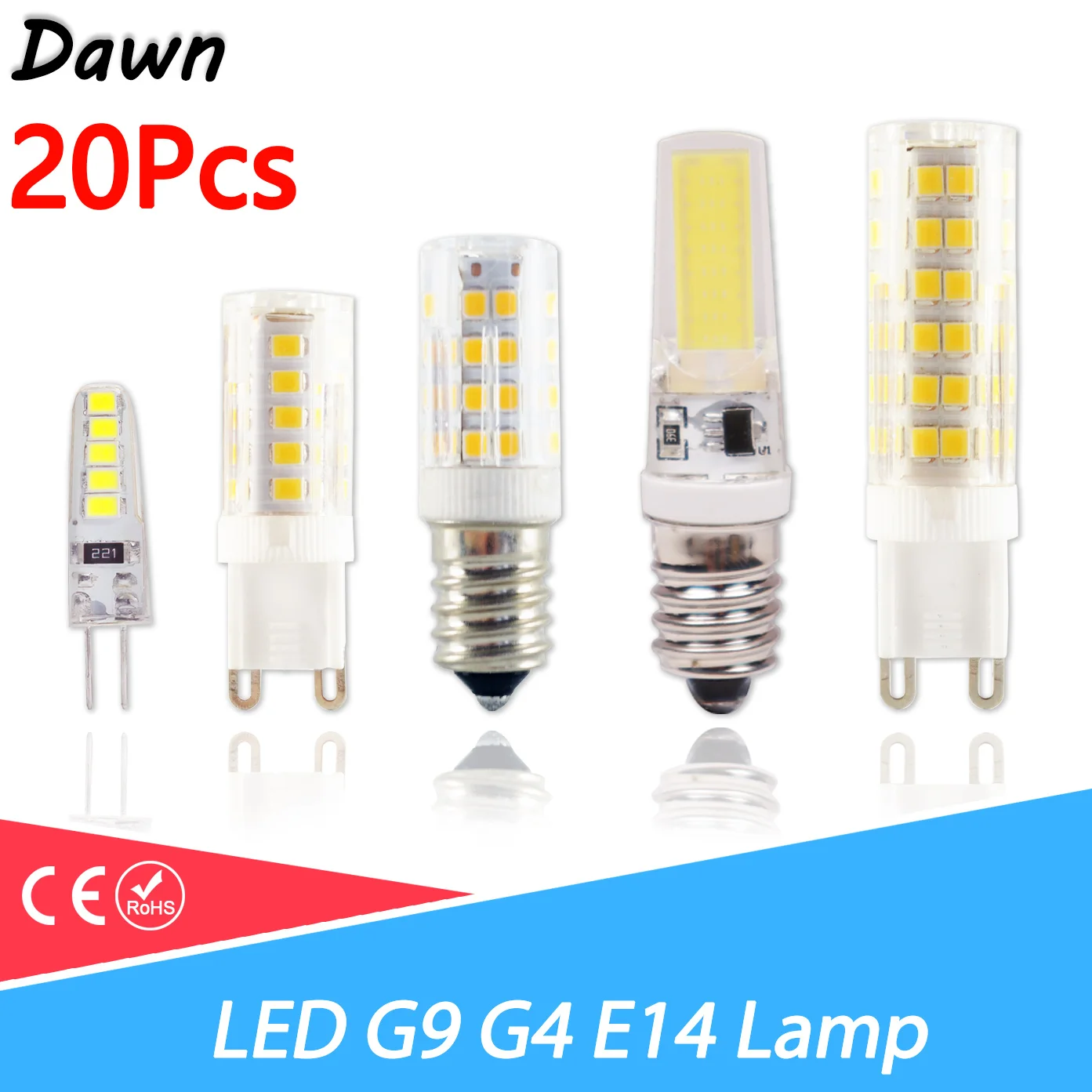 

LED G9 Bulb G4 E14 Lamp Dimmable Light 3w 5w 9w 12V 220V G4 G9 Bulb LED Spotlight Replace Halogen Lamp For Chandelier