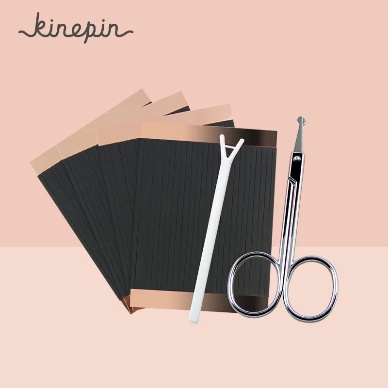 

KINEPIN 208pcs Magic Makeup Eye Sticker Invisible Double Sided Eyelid Tape Stickers Stretch Eyes Adhesive Fiber Strips Tools