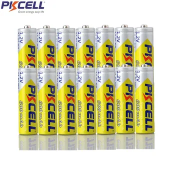 14Pcs PKCELL AA Rechargeable Battery 1.2V NIMH 600mah Rechargeable Battery Fast Charging For Portable Video
14Pcs PKCELL AA Rechargeable Battery 1.2V NIMH 600mah Rechargeable Battery Fast Charging For Portable Video